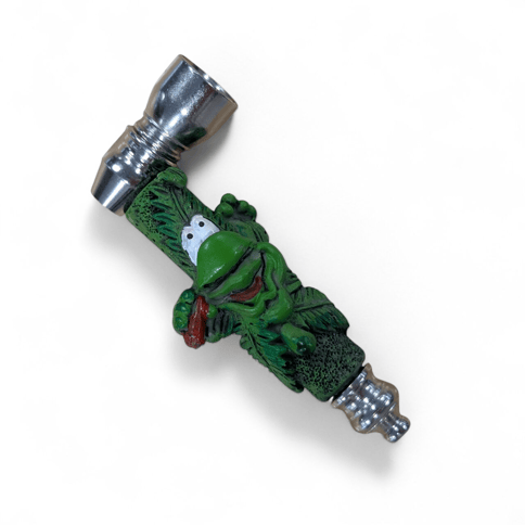 Metal Leaf Handpipe - Red Joint