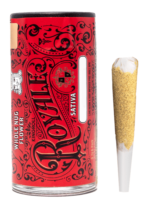 KINGROLL - INFUSED PREROLL MULTIPACK - ROYALE SOUR LIME HAZE - 4.2G