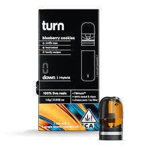 Turn - Down - LiveResin Pod 1g - Blueberry Cookies