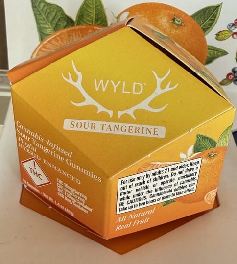 WYLD | Sour Tangerine | Gummies | 100mg | 10ct