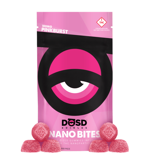 Pink Burst 100 mg DOSD Gummie