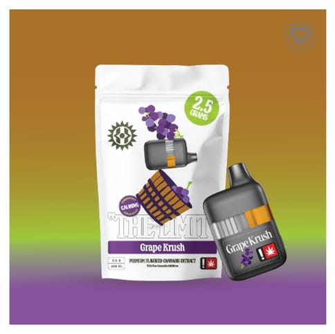 Grape Kush 2.5G Flavored Distillate Disposable (Higher Cultures)