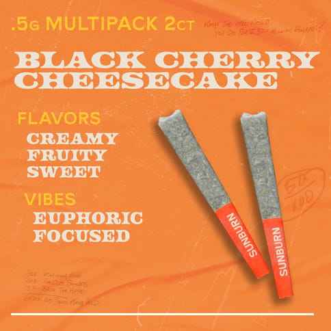 Black Cherry Cheesecake - 2ct Pre Rolls