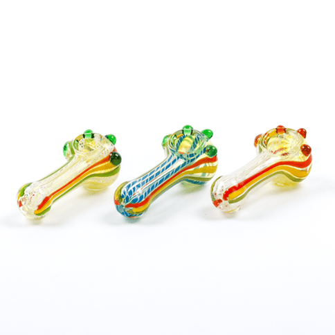 Luvbuds | 3.5" Rasta Latti | Spoon Hand Pipe