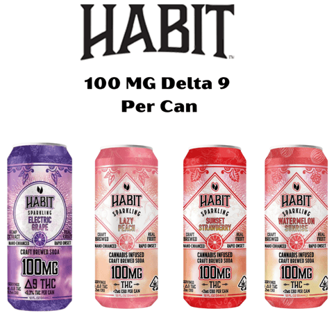 Delta 9 THC Hemp Soda - Strawberry