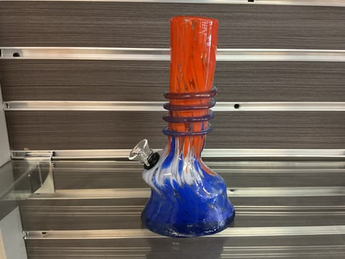 Orange White Blue Horseshoe