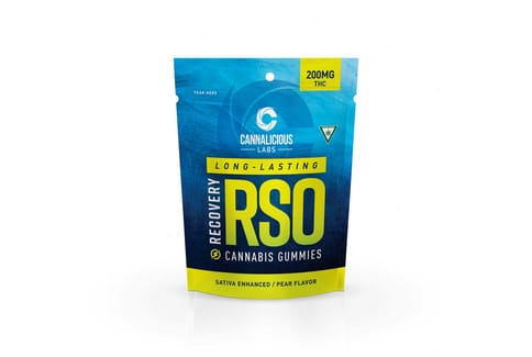RSO Recovery Gummy 200mg Sativa Pear