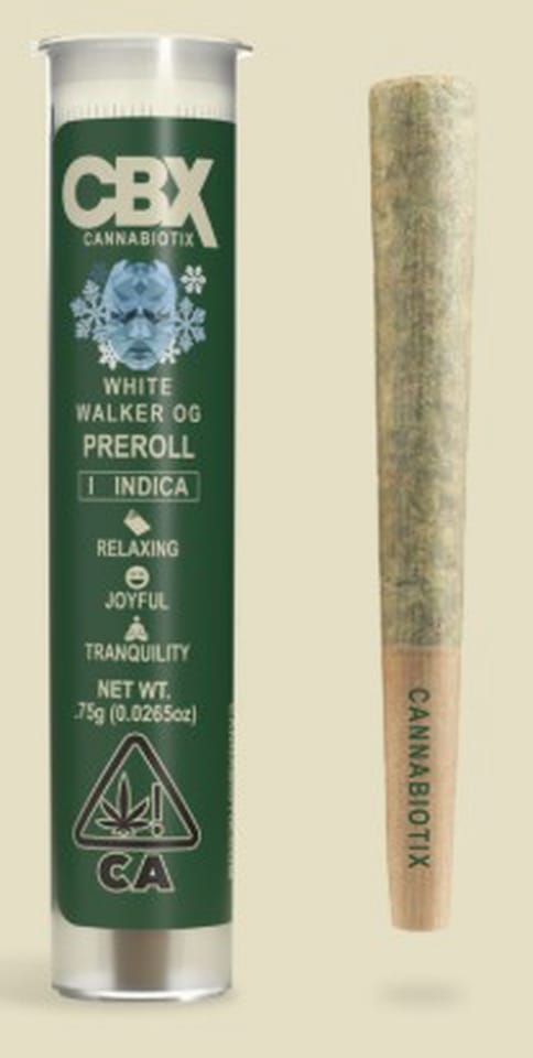 CBX - White Walker OG - .75g Pre-Roll