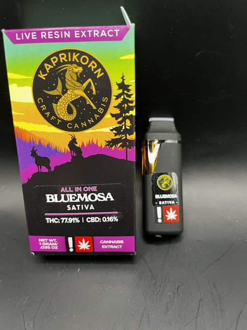 Kaprikorn | Bluemosa All-In-One Live Resin Vape | 1g