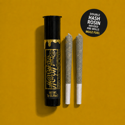 Double Hash Infused Pre Roll 2x0.5 - Mule Fuel