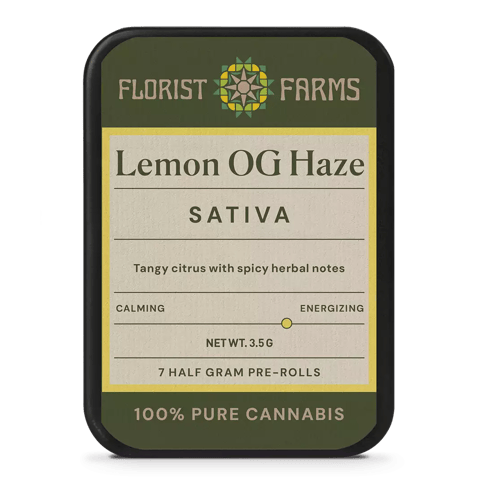 Lemon OG Haze .5g Pre-roll (7pk)
