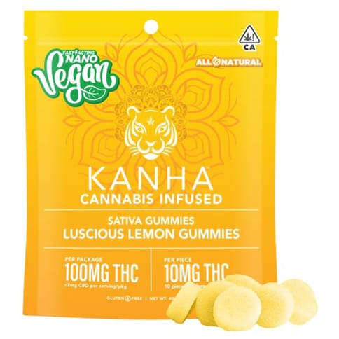 KANHA - NANO Vegan - Sativa Luscious Lemon 100mg