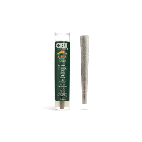 CANNABIOTIX - INDOOR PREROLL - ZATOMIC - 0.75G