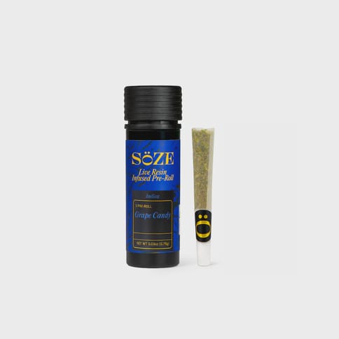 Söze - Grape Candy | 0.75g Live Resin Pre-Roll