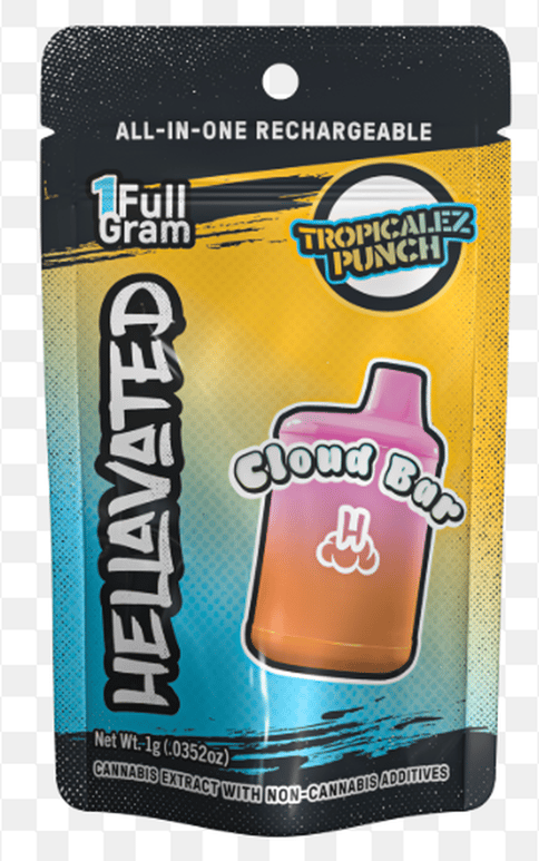 Hellavated | Cloud Bar | - Tropicalez Punch | 1g