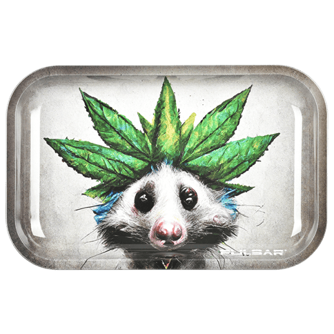 Metal Rolling Tray - Opotsum - 11" x 7" (no lid)