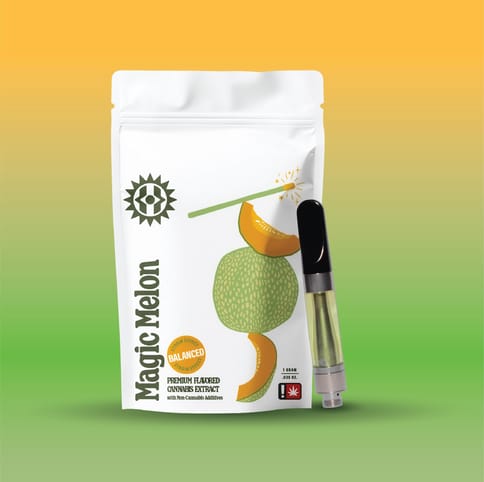 Magic Melon 1G Flavored Distillate Cartridge (Higher Cultures)