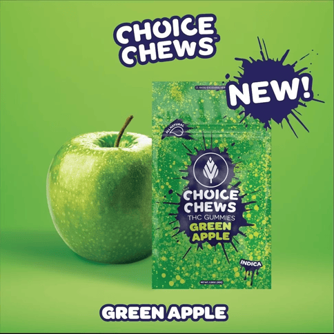 Green Apple (Indica) | Gummies | by Choice Chew