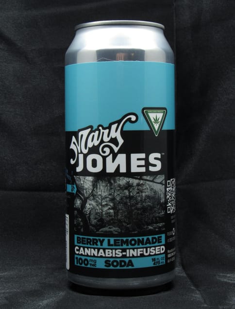 Berry Lemonade 100mg Cannabis~Infused Soda | Mary Jones