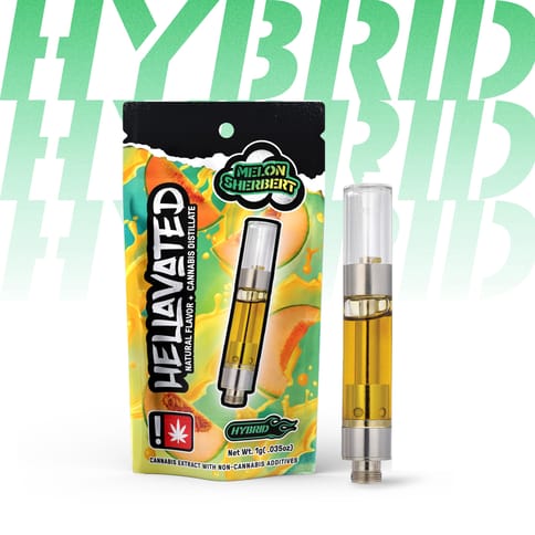 Melon Sherbert 1g cartridge (Hellavated)