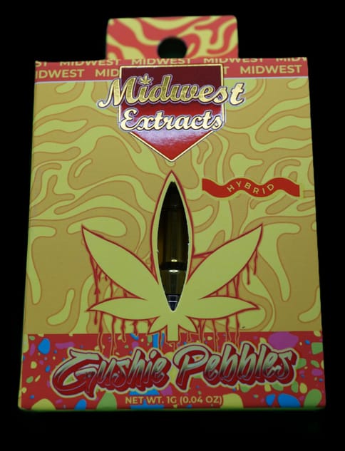 Midwest Extracts Gushie Pebbles 1G Cart