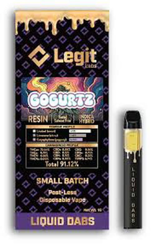 Gogurtz 1g Cured Resin AIO Vape | Legit Labs