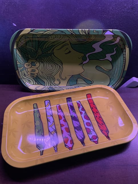 Rectangle Medium Rolling Tray