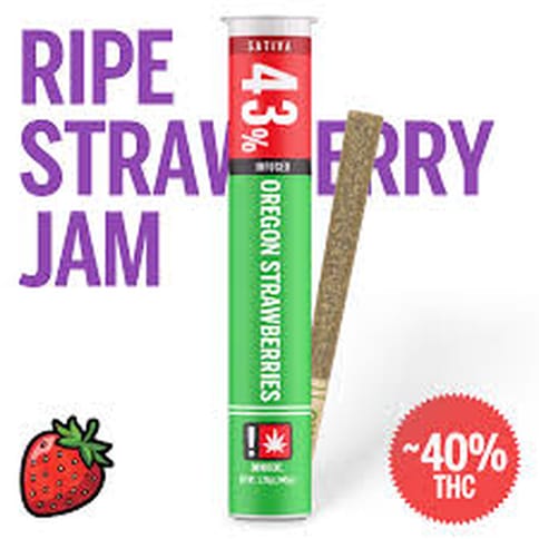 Oregon Strawberries 1G Infused Pre Roll (Sticks)