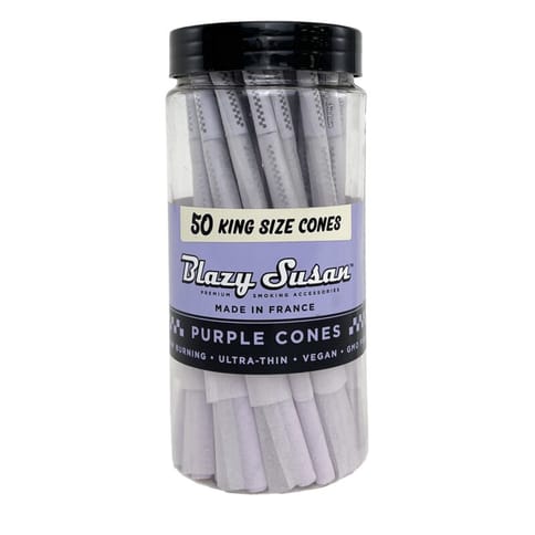 Steep Slope Vape | Blazy Susan King Size Purple Cones