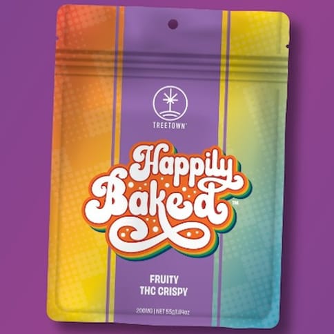 Treetown Fruity Crispy Rice Square 200mg