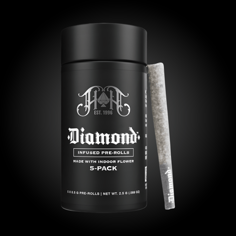 Heavy Hitters | God's Gift Diamond Infused | Preroll | 5pk | 2.5g