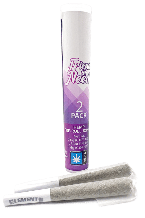 FRIEND IN NEED | HEMP PRE-ROLL | SOUR SPACE CANDY | 0.7 GRAMS | X2