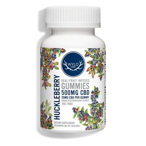Wyld Hemp Gummies | Huckleberry 500mg