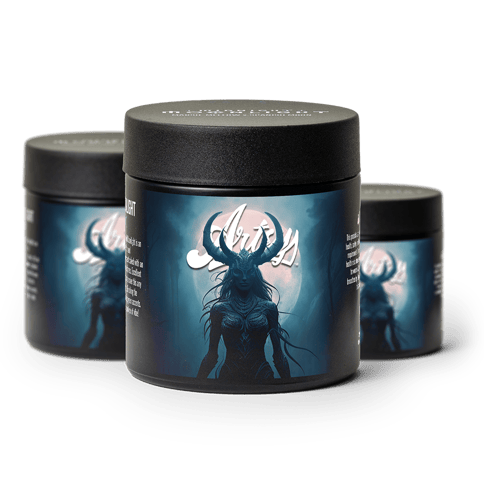 Artsy Cannabis Eighth Jars | Midnight Moonlight 3.5g Rec - | Eighth Jars