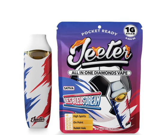 JEETER - LIQUID DIAMONDS ALL IN ONE - FRANCE LES BLEUS DREAM - 1G