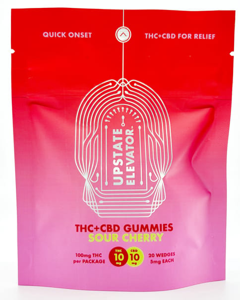 Sour Cherry, 1:1 THC+CBD Gummies