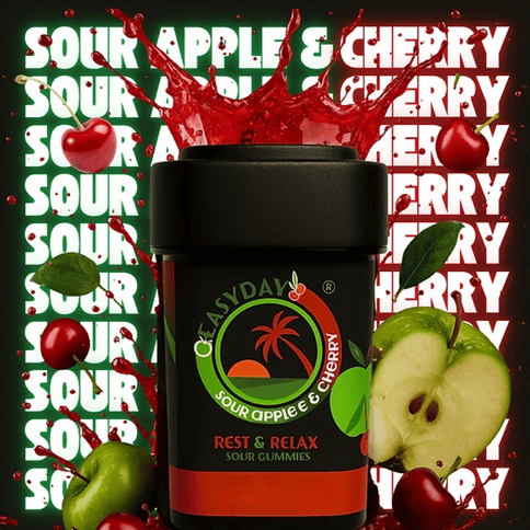 Easyday | Sour Apple and Cherry Sundrops | Edible | 20mg (10-Pack)