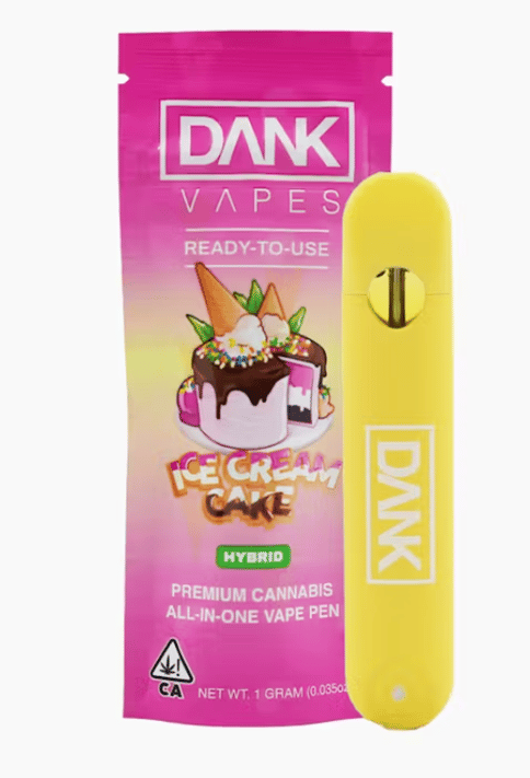 Dank - Ice Cream Cake - All-In-One Disposable Vape Pen 1g