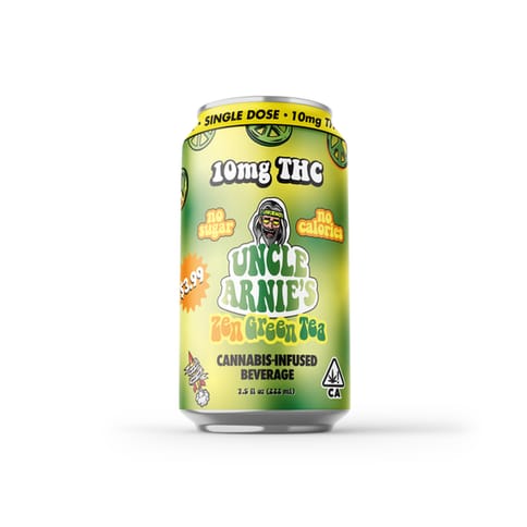 KB - UNCLE ARNIES - THC BEVERAGE - ZEN GREEN TEA - 10MG