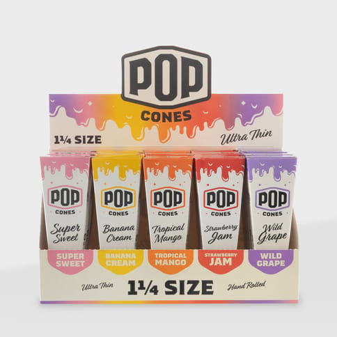 6pk Ultra Thin Cones 1 1/4"