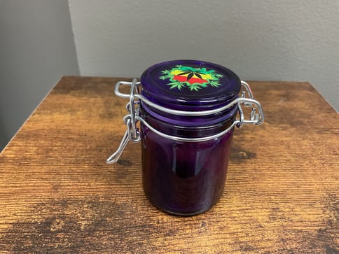 420 Glass Jar