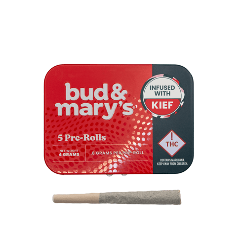 Bud & Mary's | Ghost Train Haze | S | Kief-Infused Pre-Roll 5 Pack | 4G