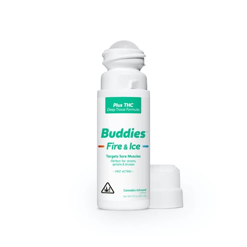Buddies Fire & Ice | Lotion Roller Bottle 1000mg