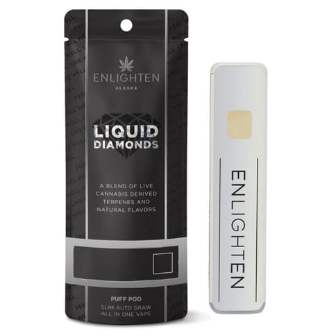 Enlighten Extracts | Peach Ringz Liquid Diamonds | Vape