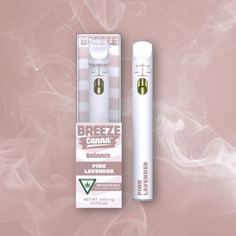 Pink Lavender 1g AIO Disposable | Breeze