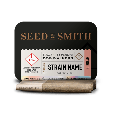 Super Boof Cannabis Infused Pre-Roll 5-Pack by Seed & Smith