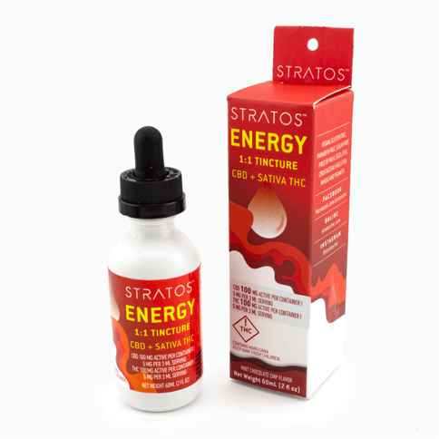 Stratos Tincture | 1:1 Energy 100mg Med