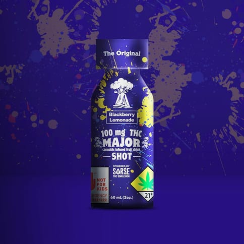 Major Shot Blackberry Lemonade 100mg