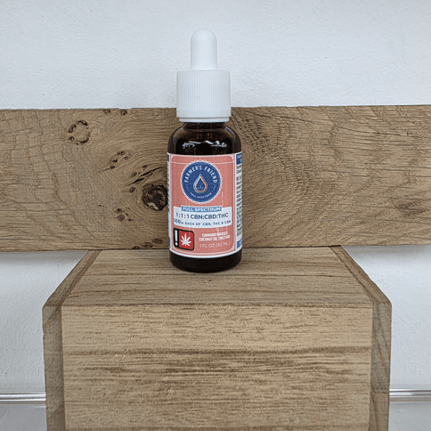 Farmer's Friend Extracts | 1:1:1 (CBN:THC:CBD) Tincture | 1oz