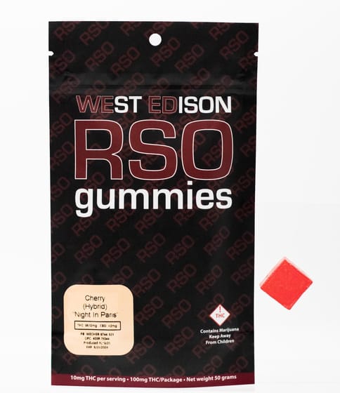 Cherry (H) West Edison RSO 10MG Gummies